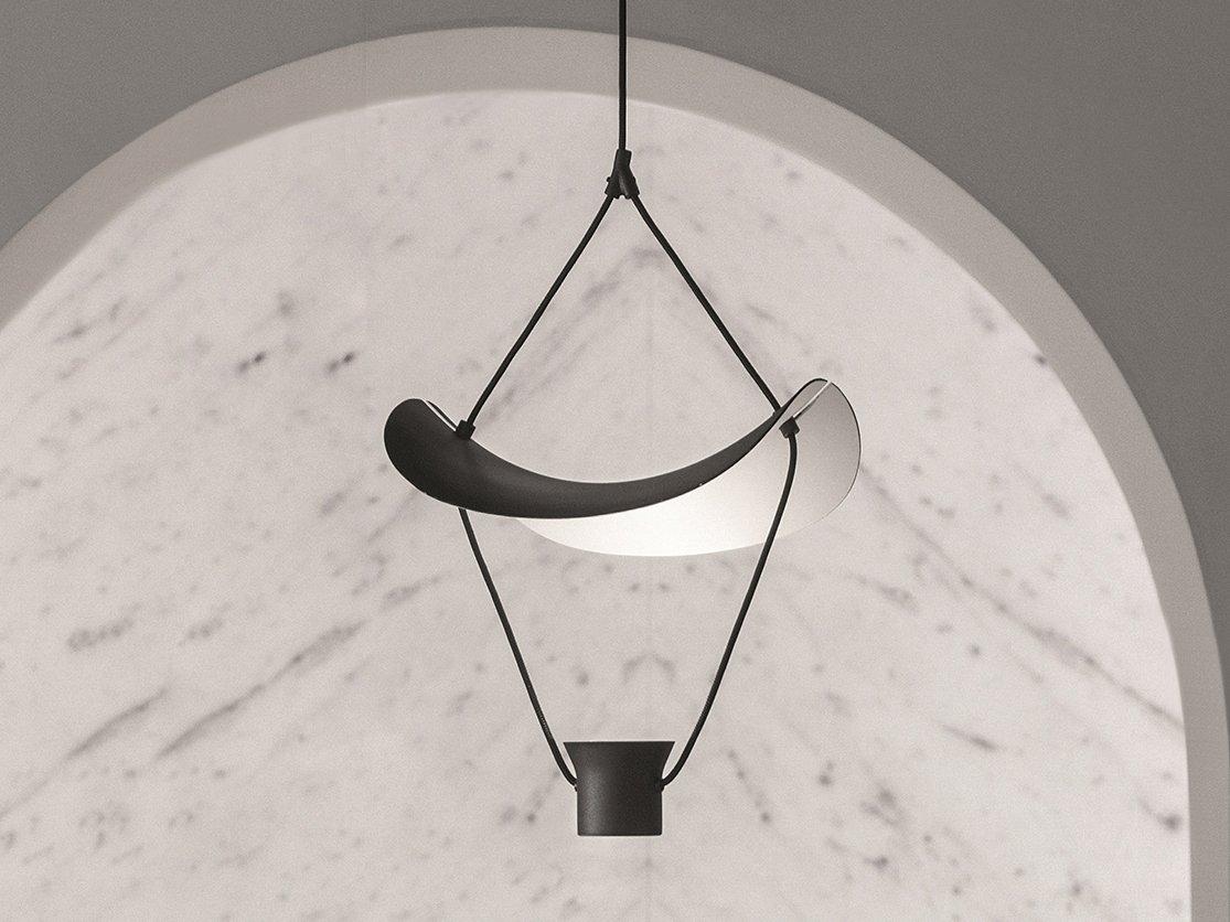 VOLLEE S1P DOWN / S1P UP LED painted metal pendant lamp
