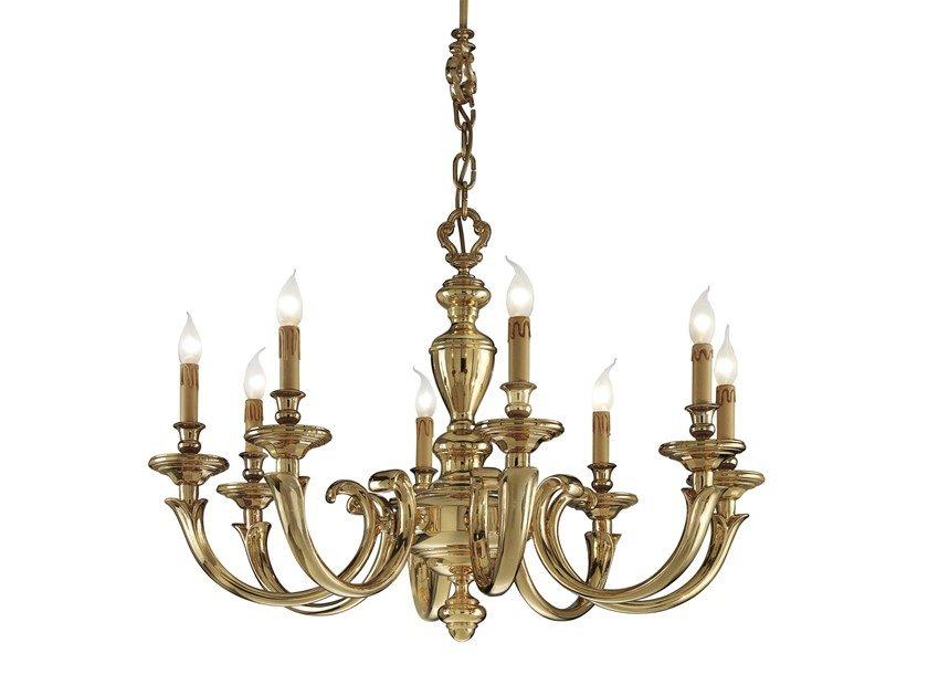 AMOS 260/8 Polished Brass chandelier