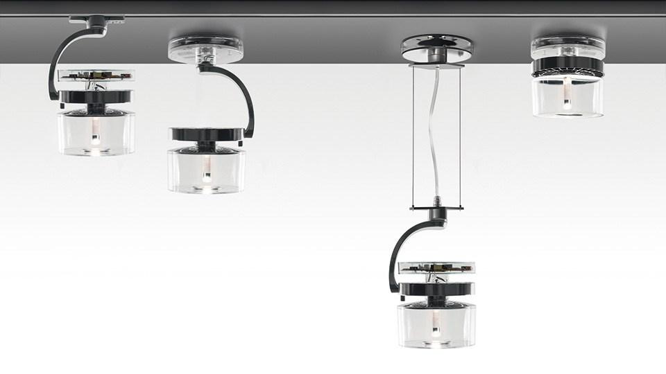 CATA CATADIOPTRIC LED die cast aluminium pendant lamp
