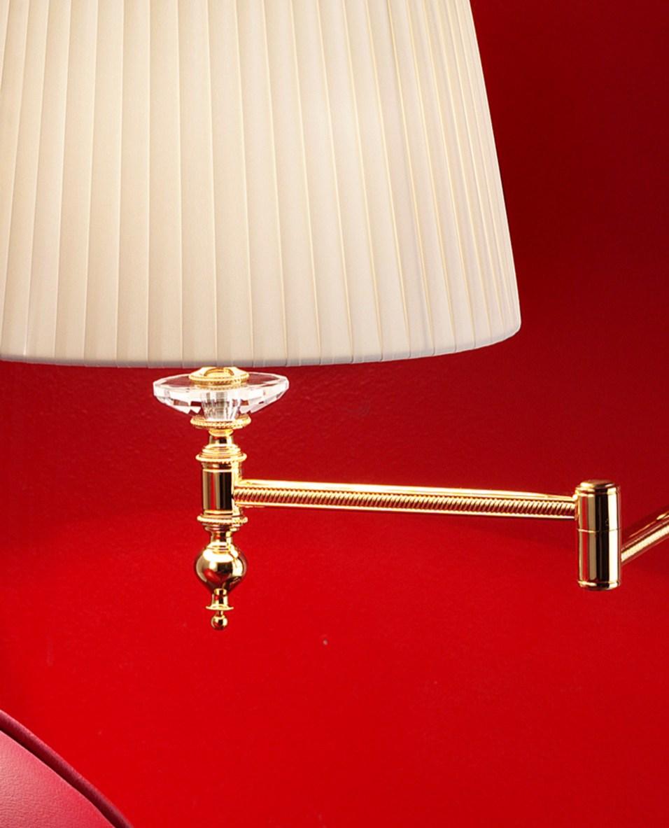 BRASS & SPOTS VE 1090 Incandescent adjustable brass table lamp