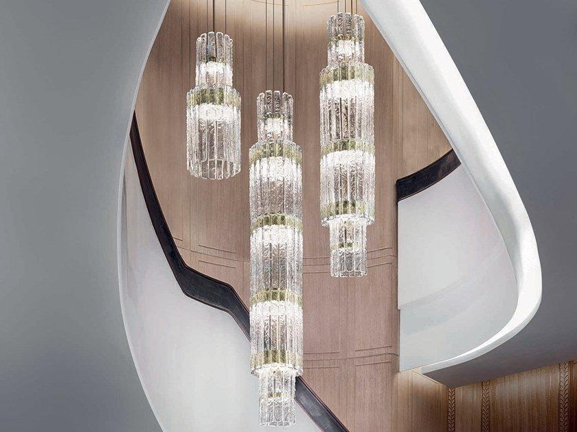 VEGAS S VRT90 LED glass pendant lamp