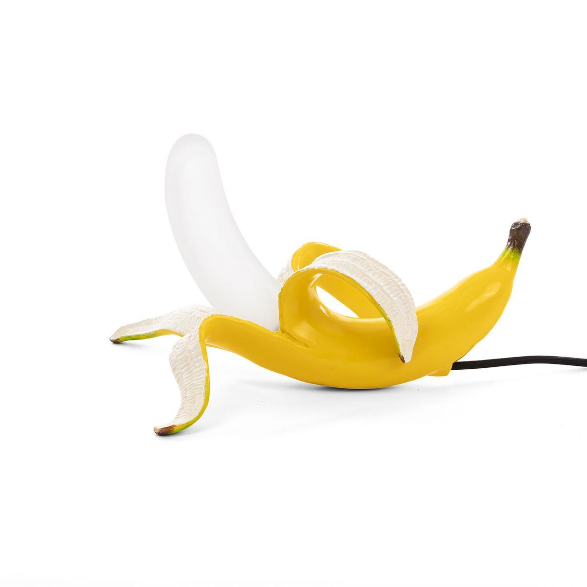 BANANA LAMP YELLOW DEWEY LED resin and glass table lamp BANANA LAMP YELLOW DEWEY LED resin and glass table lamp