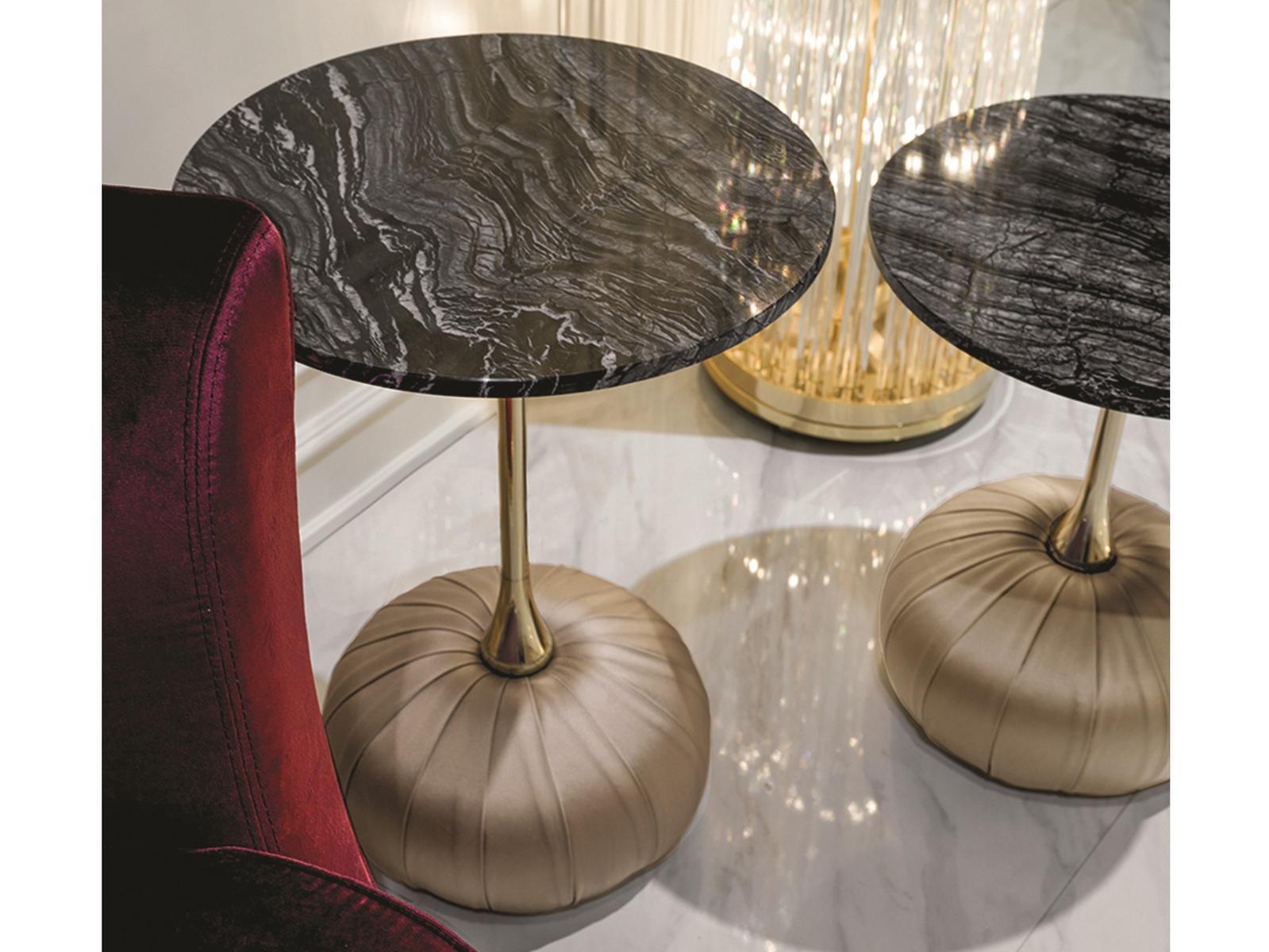 BAG Round stone coffee table