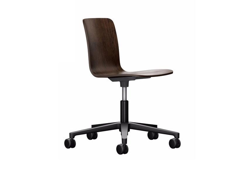 HAL PLY STUDIO Swivel plywood office chair