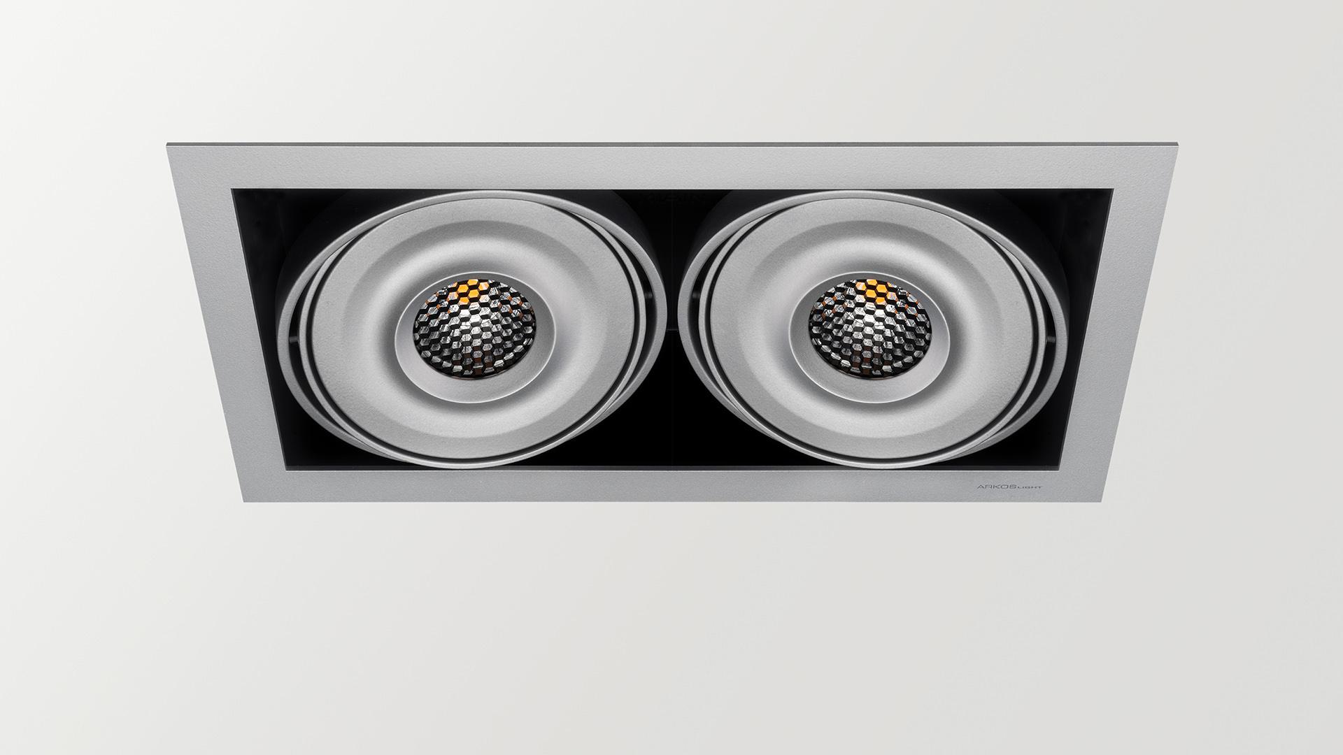 ORBITAL 2 QR-111 LED recessed aluminium spotlight