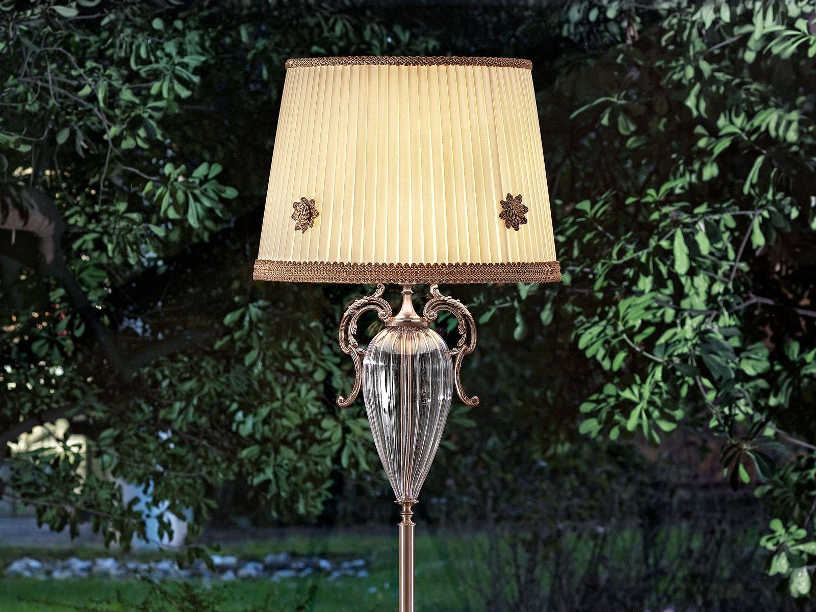 PRIMADONNA STL1 Metal floor lamp with crystals