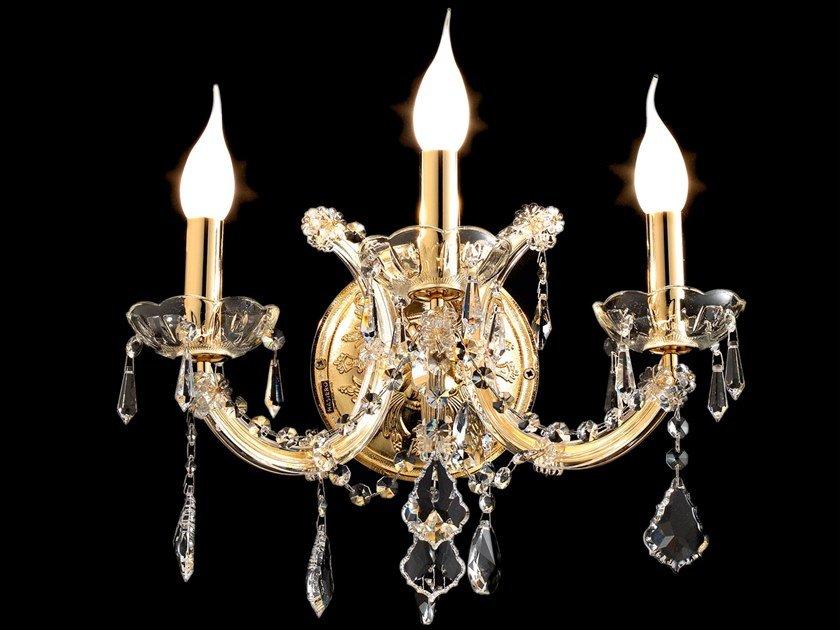 FIRENZE Wall lamp with crystals