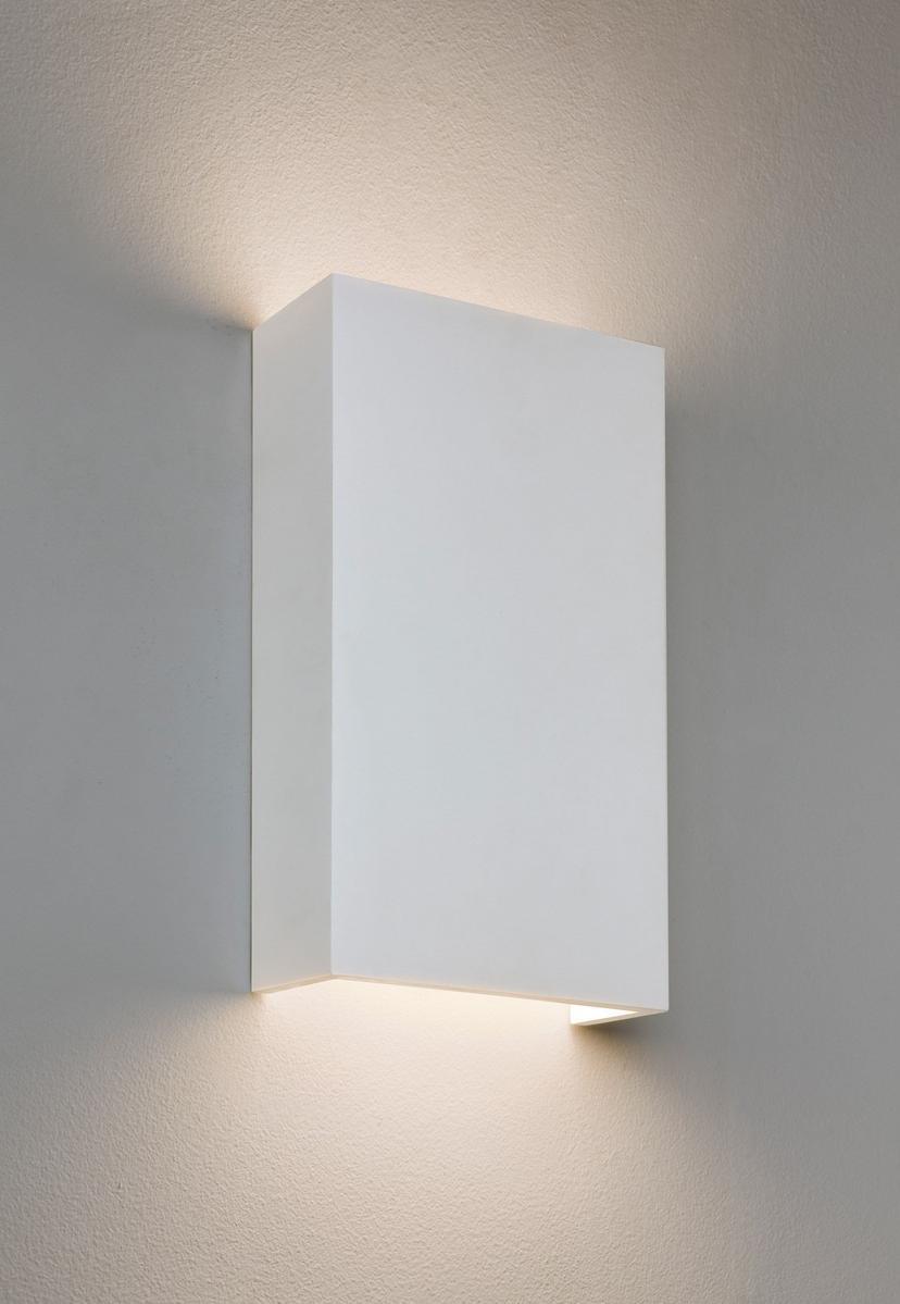 RIO LED plaster wall light with dimmer