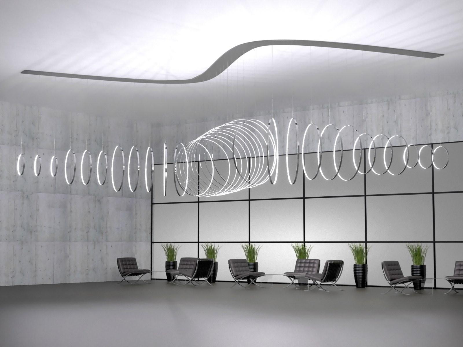 RINGS VERTICALE LED pendant lamp