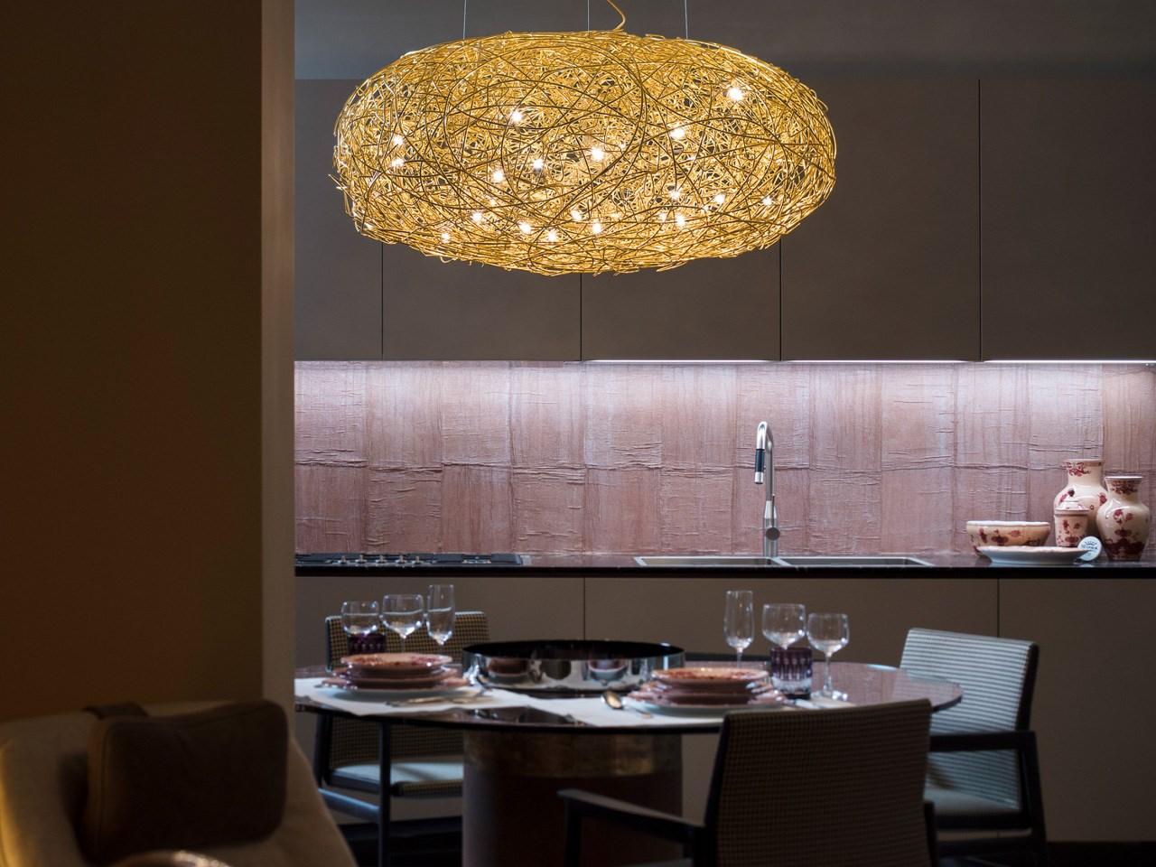 FIL DE FER OVALE LED pendant lamp