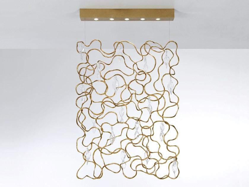 NIAGARA CT3386/5 Handmade bronze pendant lamp