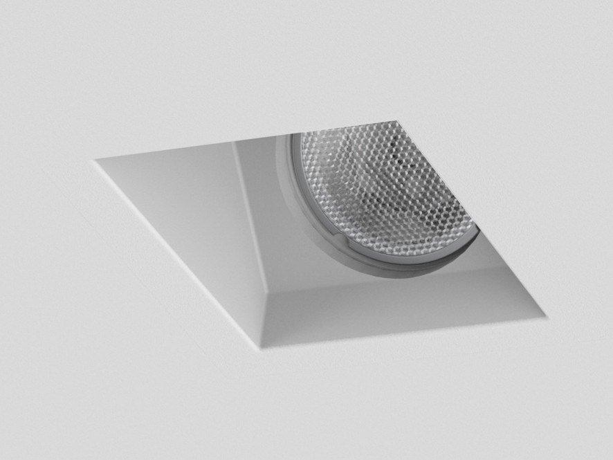 BLANCO 45 LED recessed plaster spotlight with dimmer