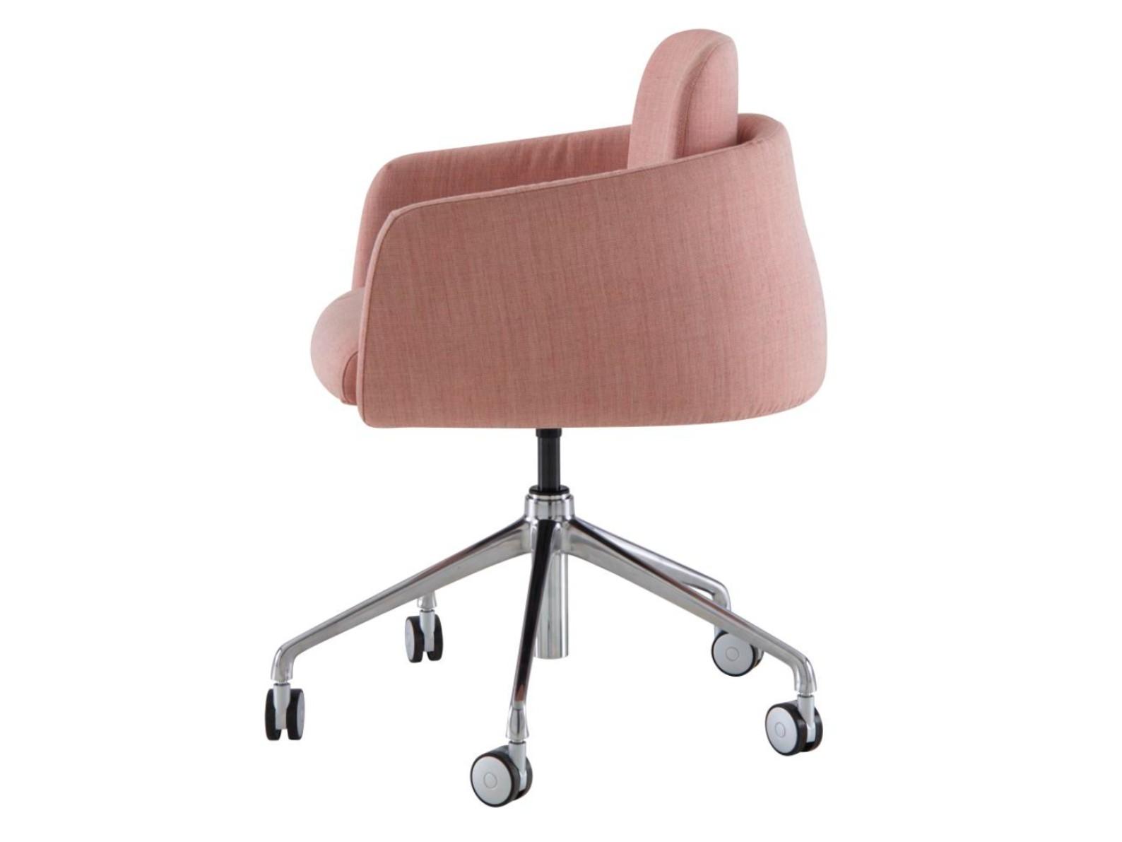 TADAO Height-adjustable fabric office chair with 5-Spoke base with castors