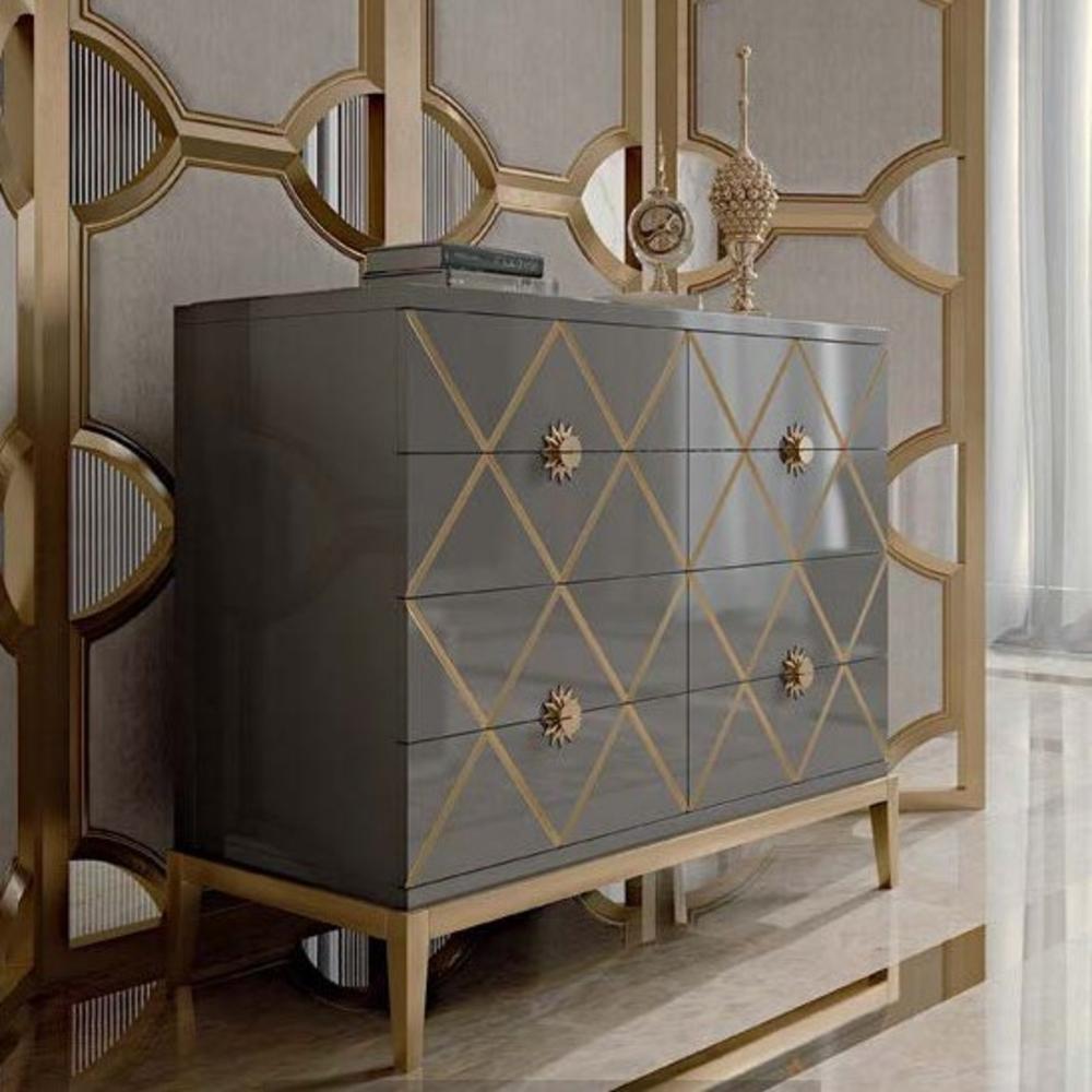 GATSBY Rectangular wood chest of drawers