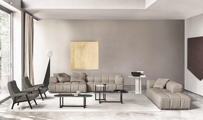 SIGMUND Oval marble coffee table