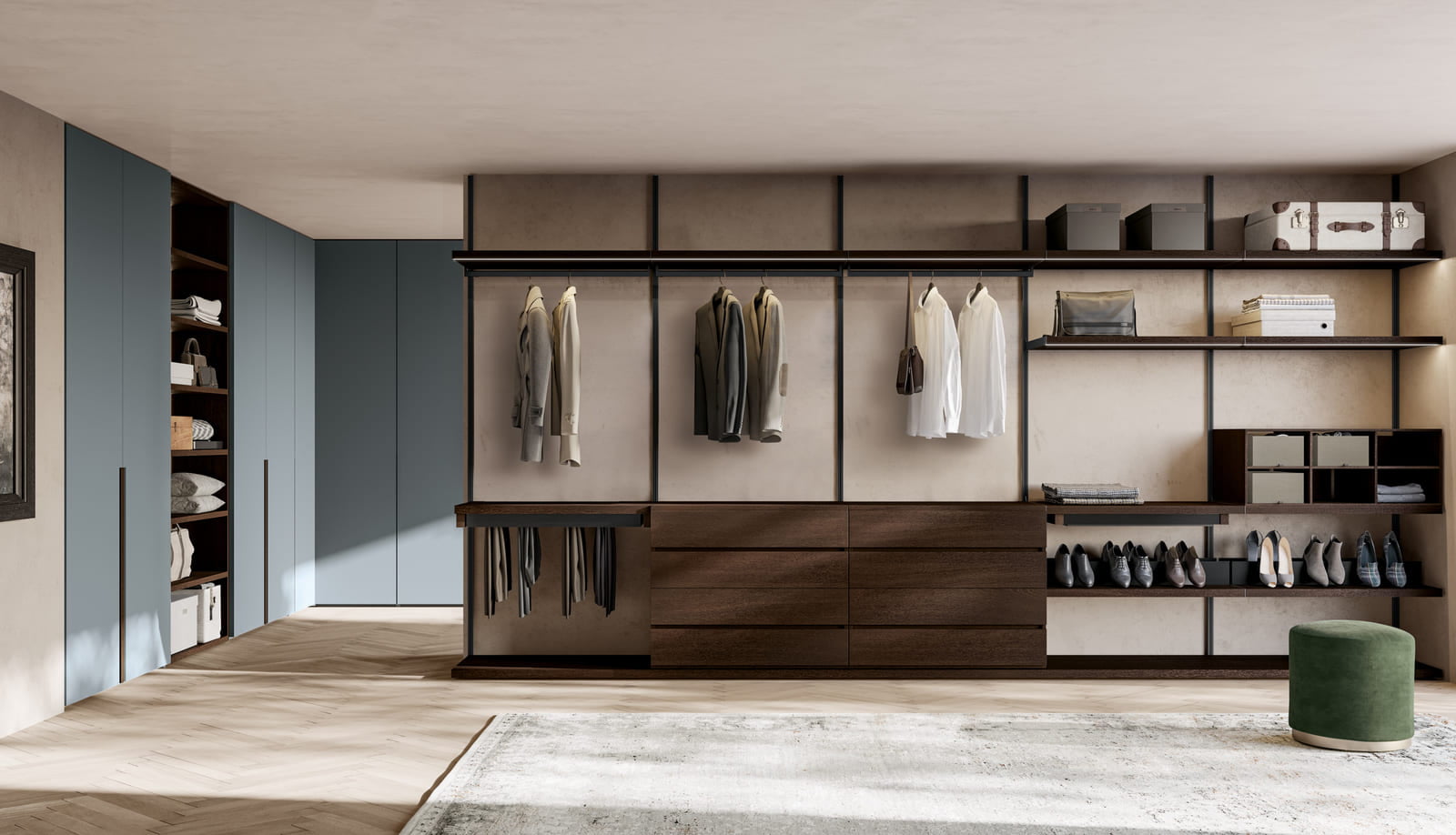 EASY Modular melamine closet