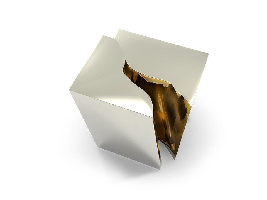 LAPIAZ Stainless steel side table