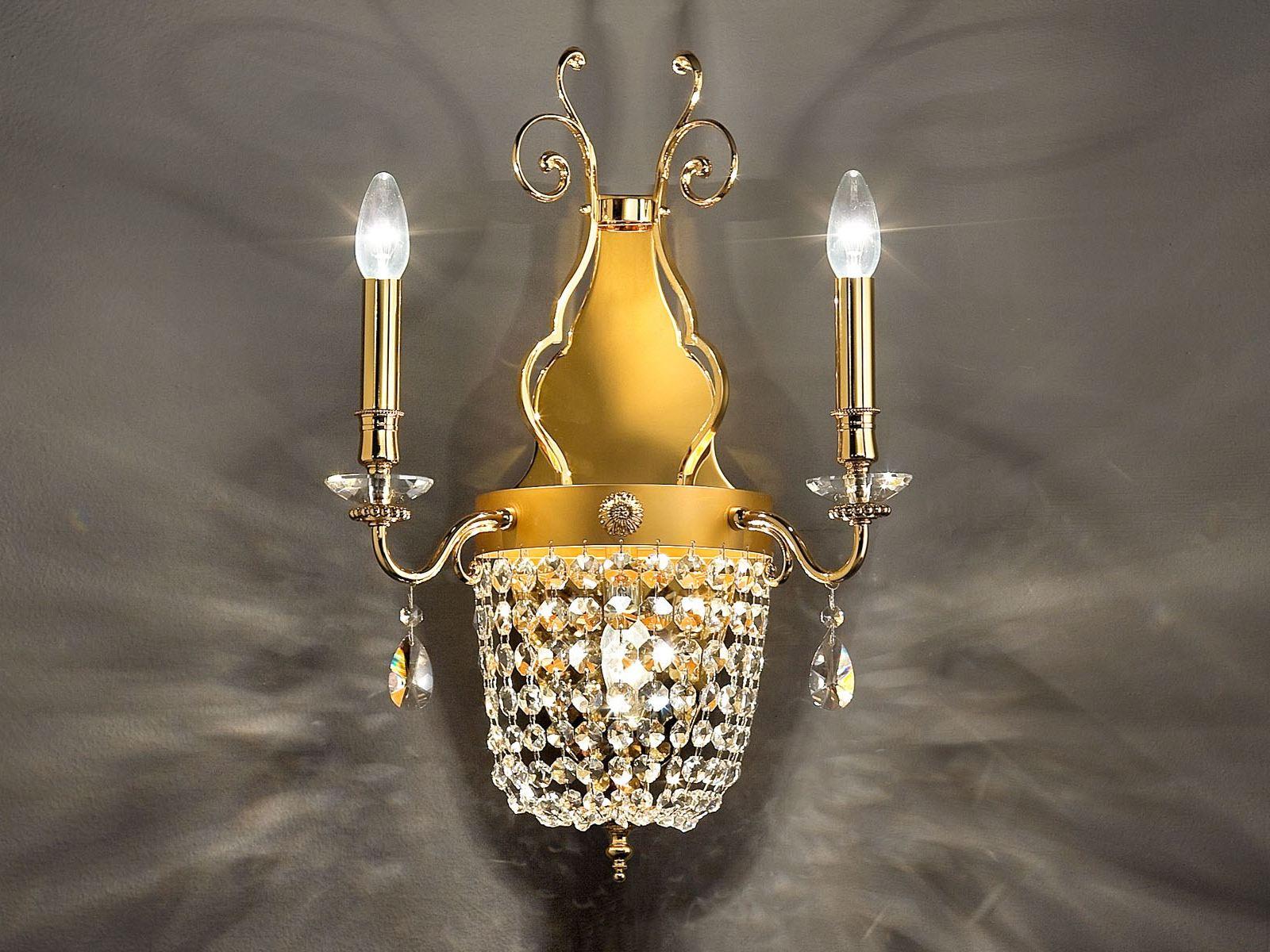 ELEGANTIA A2+1 Crystal wall lamp