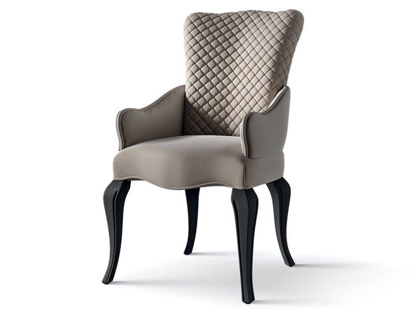 5711 Fabric chair with armrests