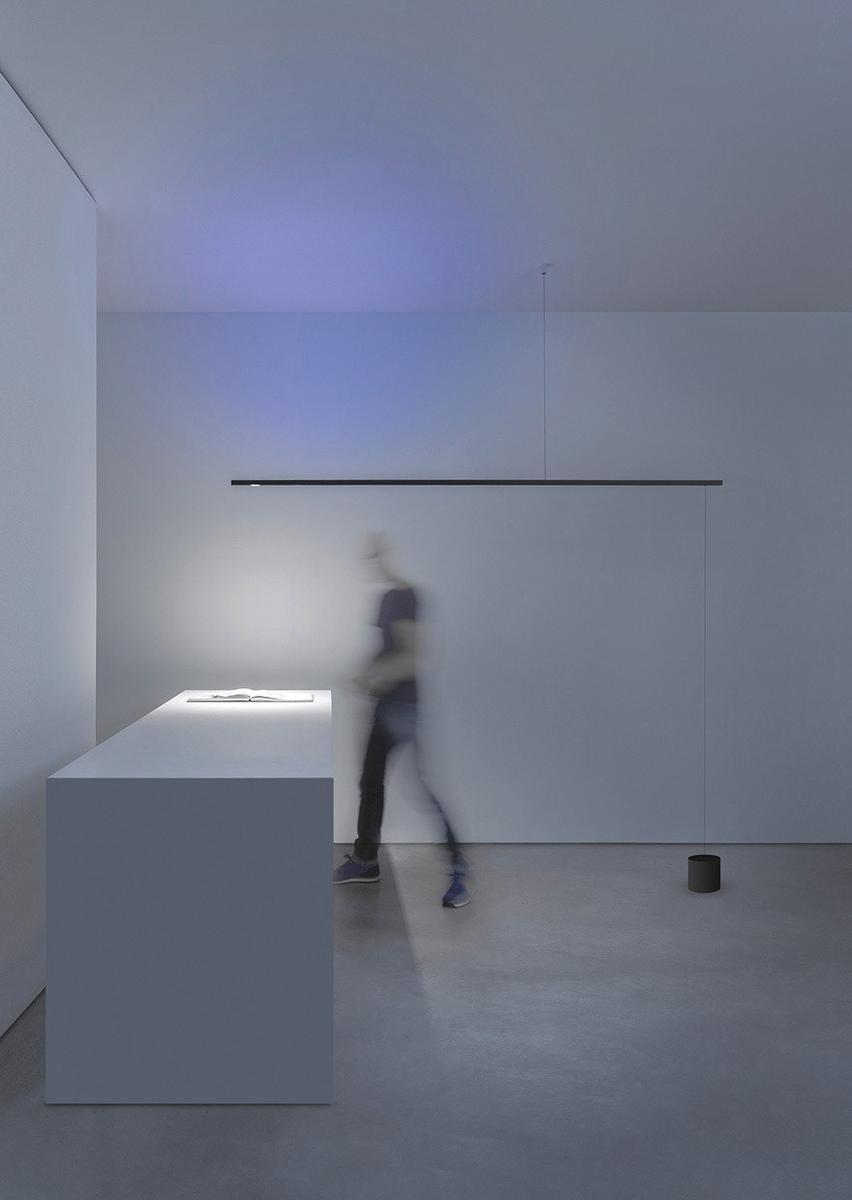 FOSBURY LED metal suspension / floor lamp