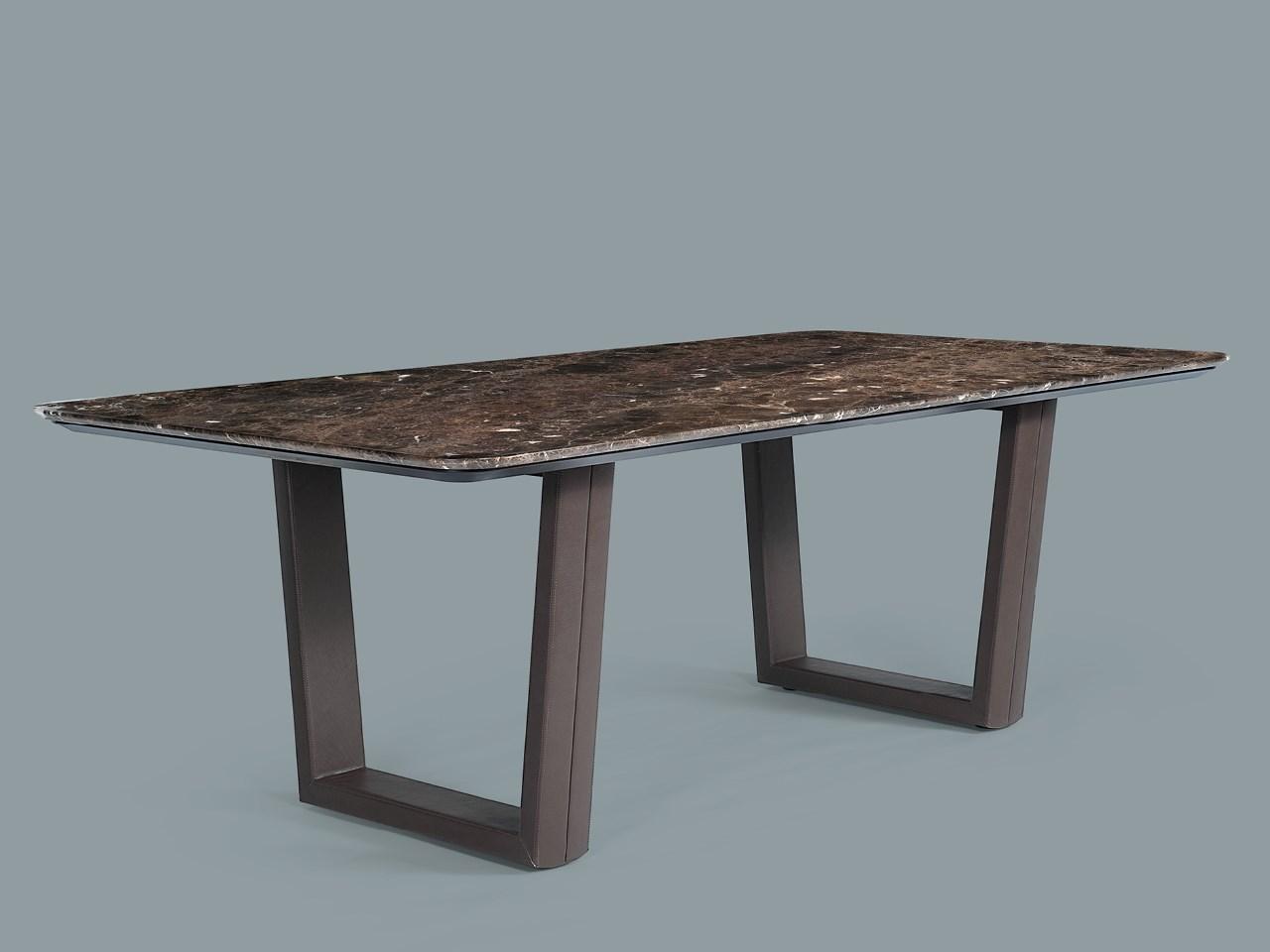 B130 Rectangular marble table