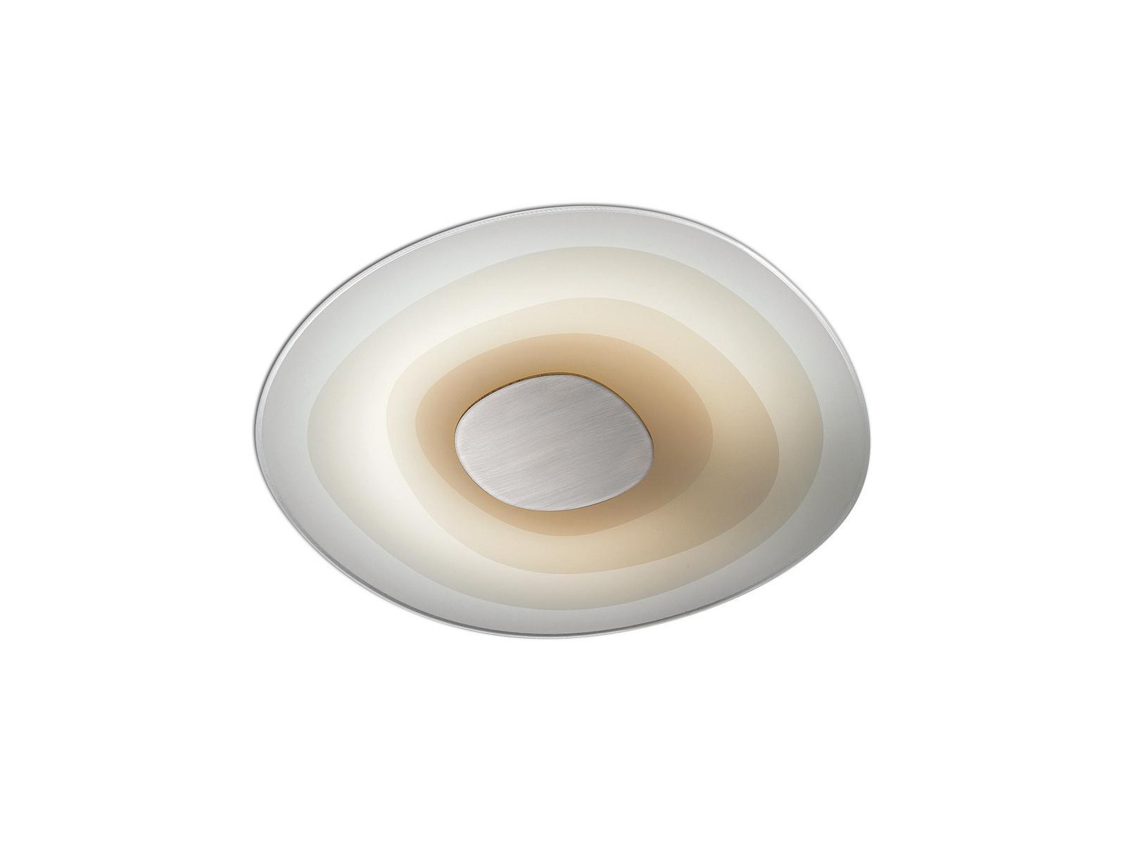BETA P-PL SMALL Glass and steel wall lamp / ceiling lamp