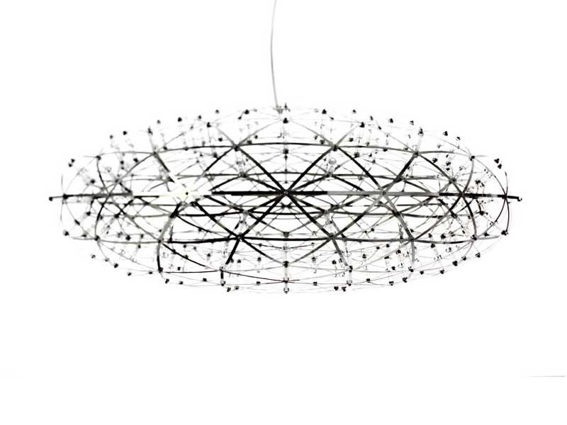 RAIMOND ZAFU LED steel pendant lamp
