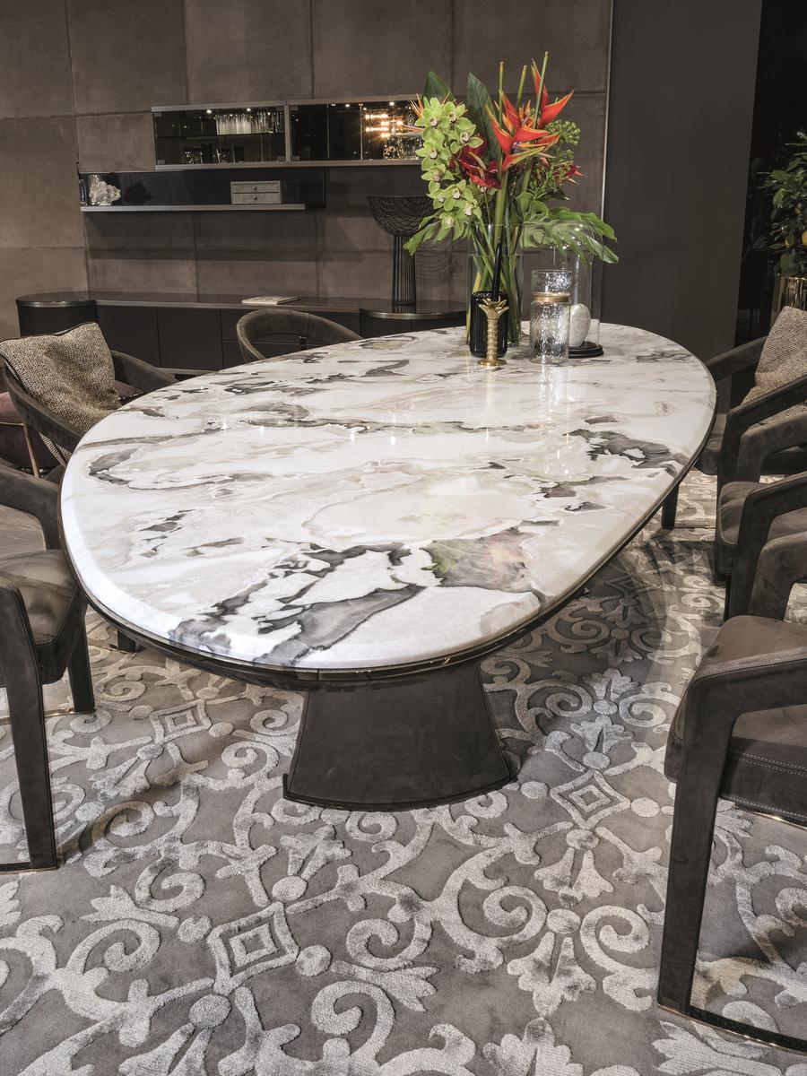 DAMIEN Round ceramic table