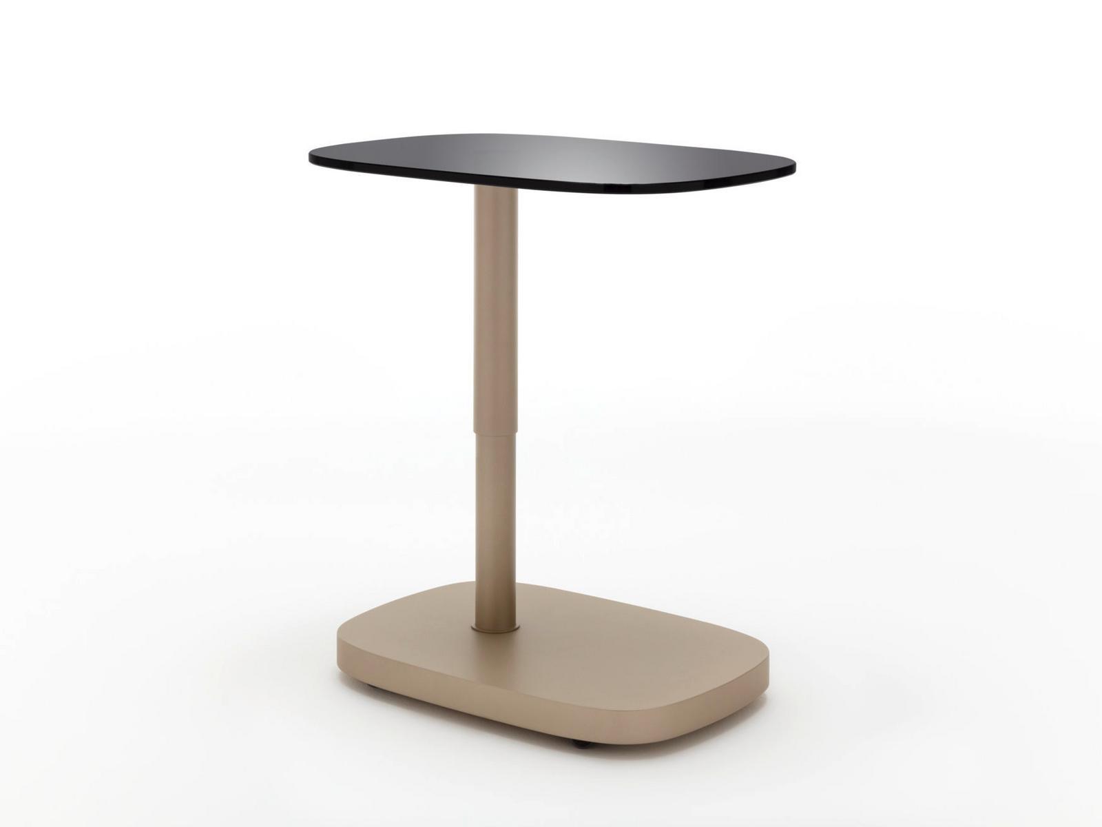 8550 Height-adjustable side table with castors