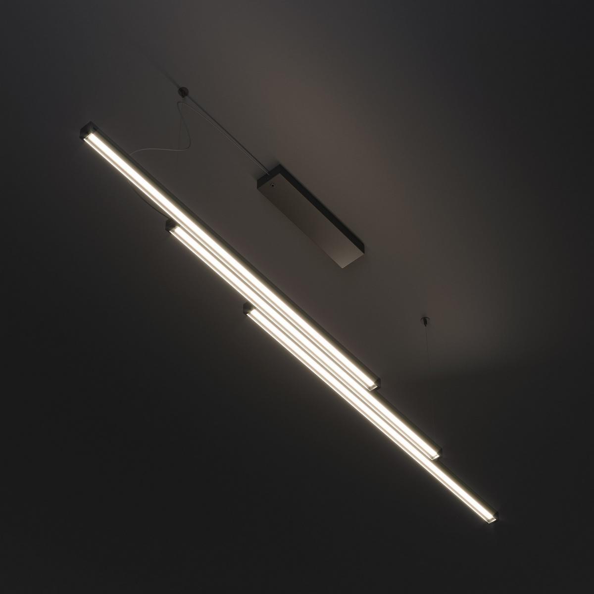 LIGHT GLIDE LED Anodized aluminium pendant lamp