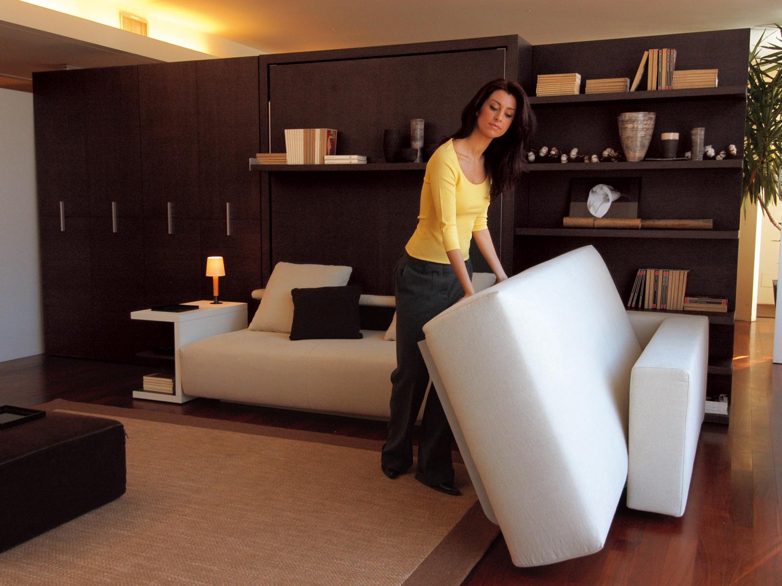 ATOLL 202 Storage wall with fold-away bed