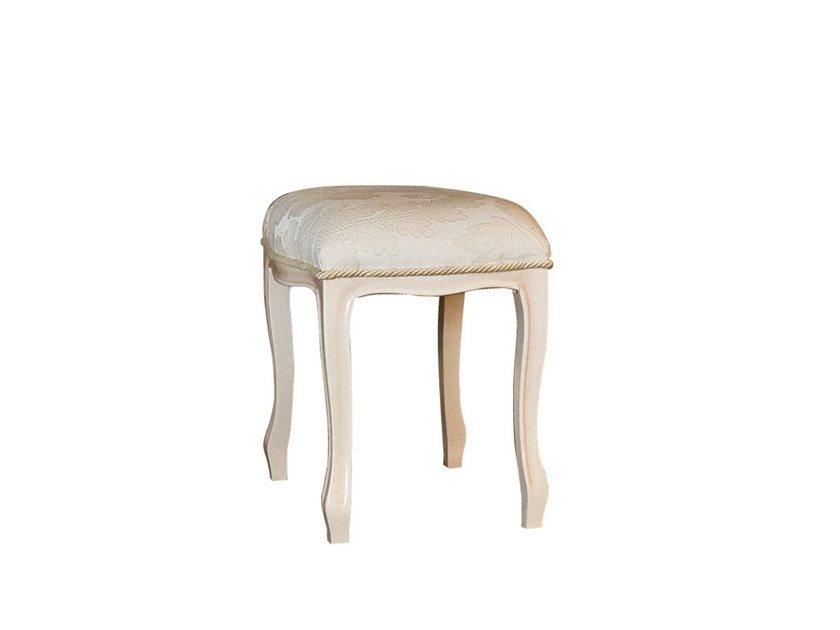 SOGNI D'AMORE Low fabric stool with integrated cushion