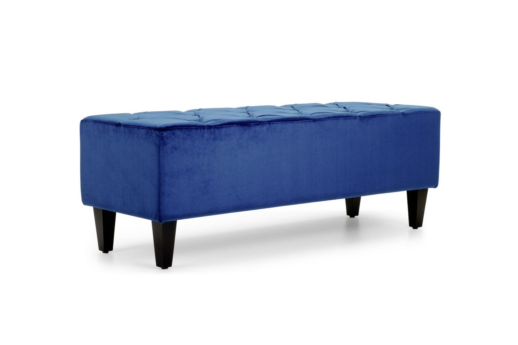 MEGH Tufted upholstered fabric bench