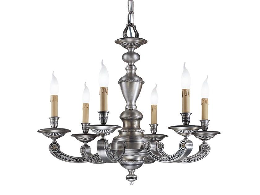 ALBERTO 268/6 Old silver chandelier