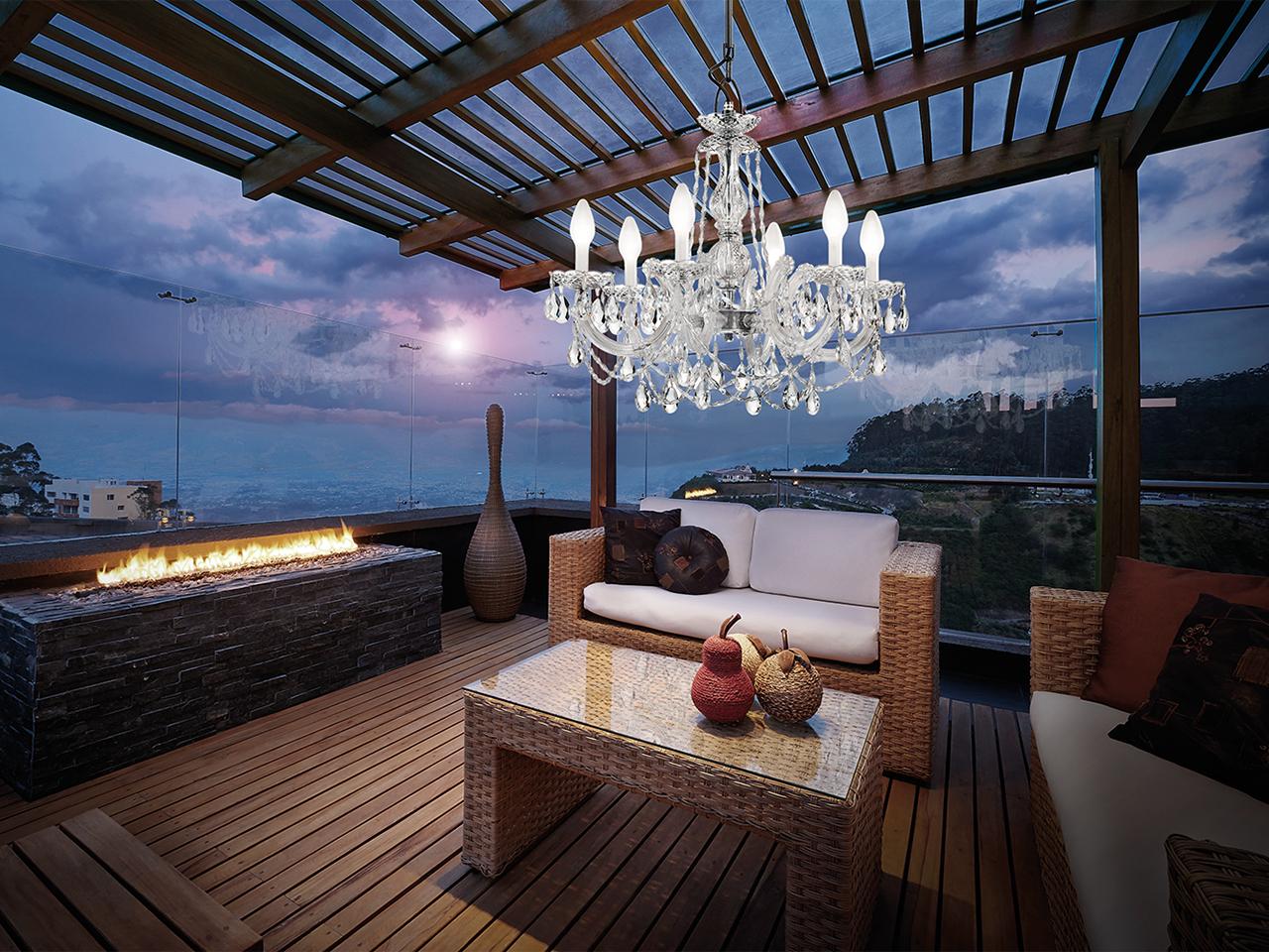 DRYLIGHT S12 PMMA outdoor pendant lamp