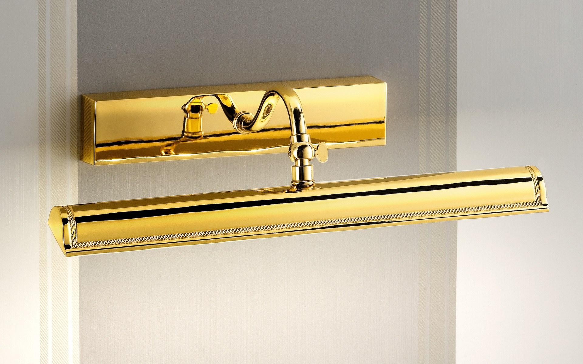 BRASS & SPOTS VE 868 G / 868 P Incandescent metal wall lamp