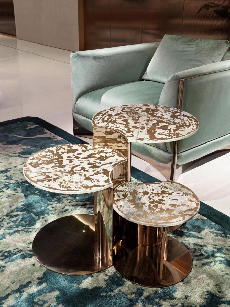 CA' FOSCARI Fabric armchair with armrests