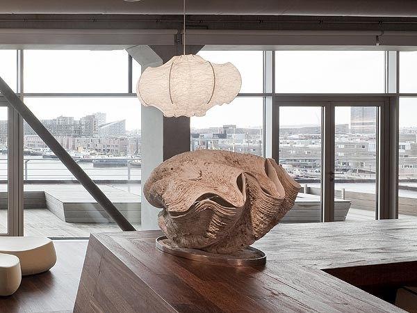 COCOON VISCONTEA Cocoon resin pendant lamp
