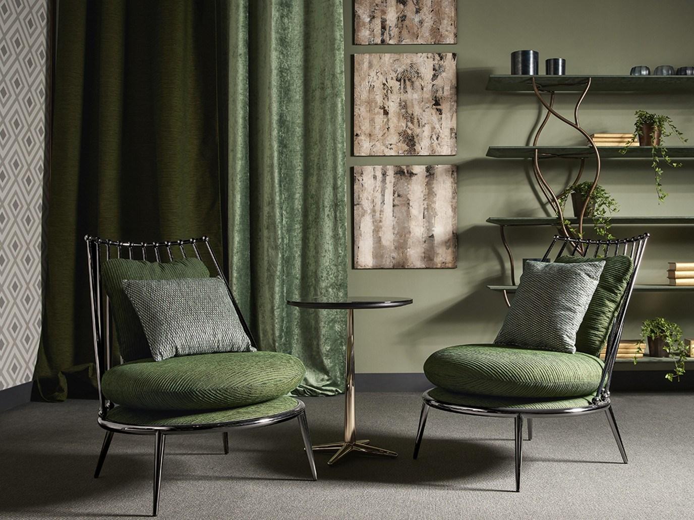 AURORA Metal armchair