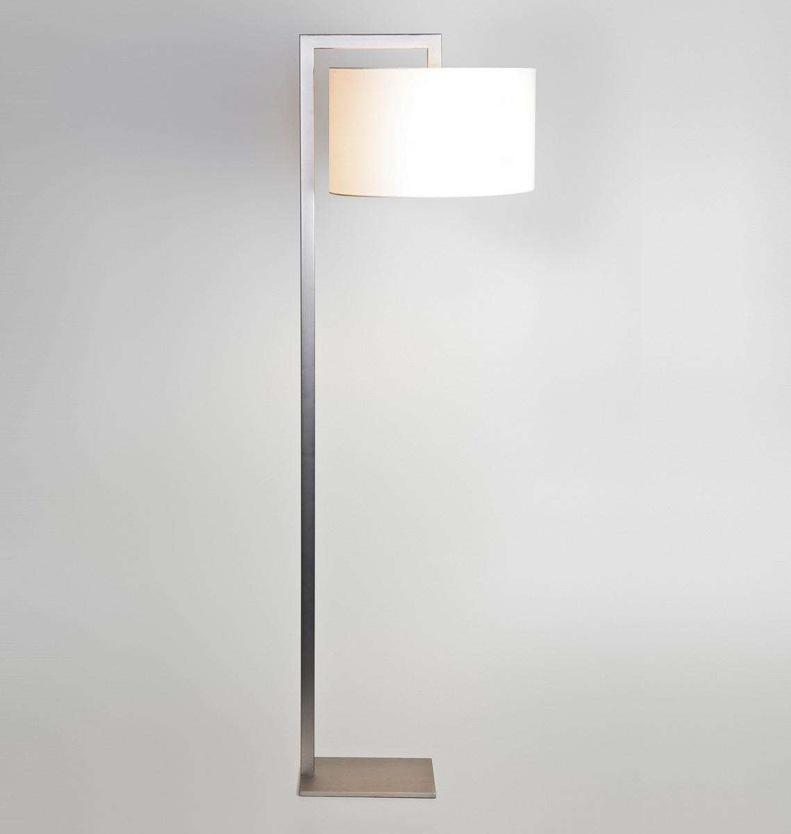 RAVELLO Floor lamp in steel and fabric