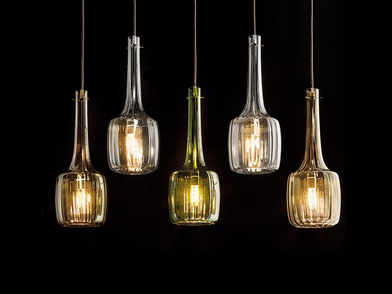 BOSSANOVA 4010/S Direct light blown glass pendant lamp