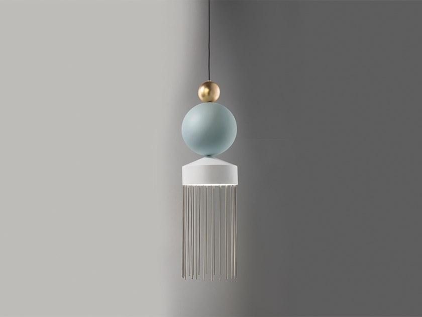 NAPPE XL3 LED painted metal pendant lamp