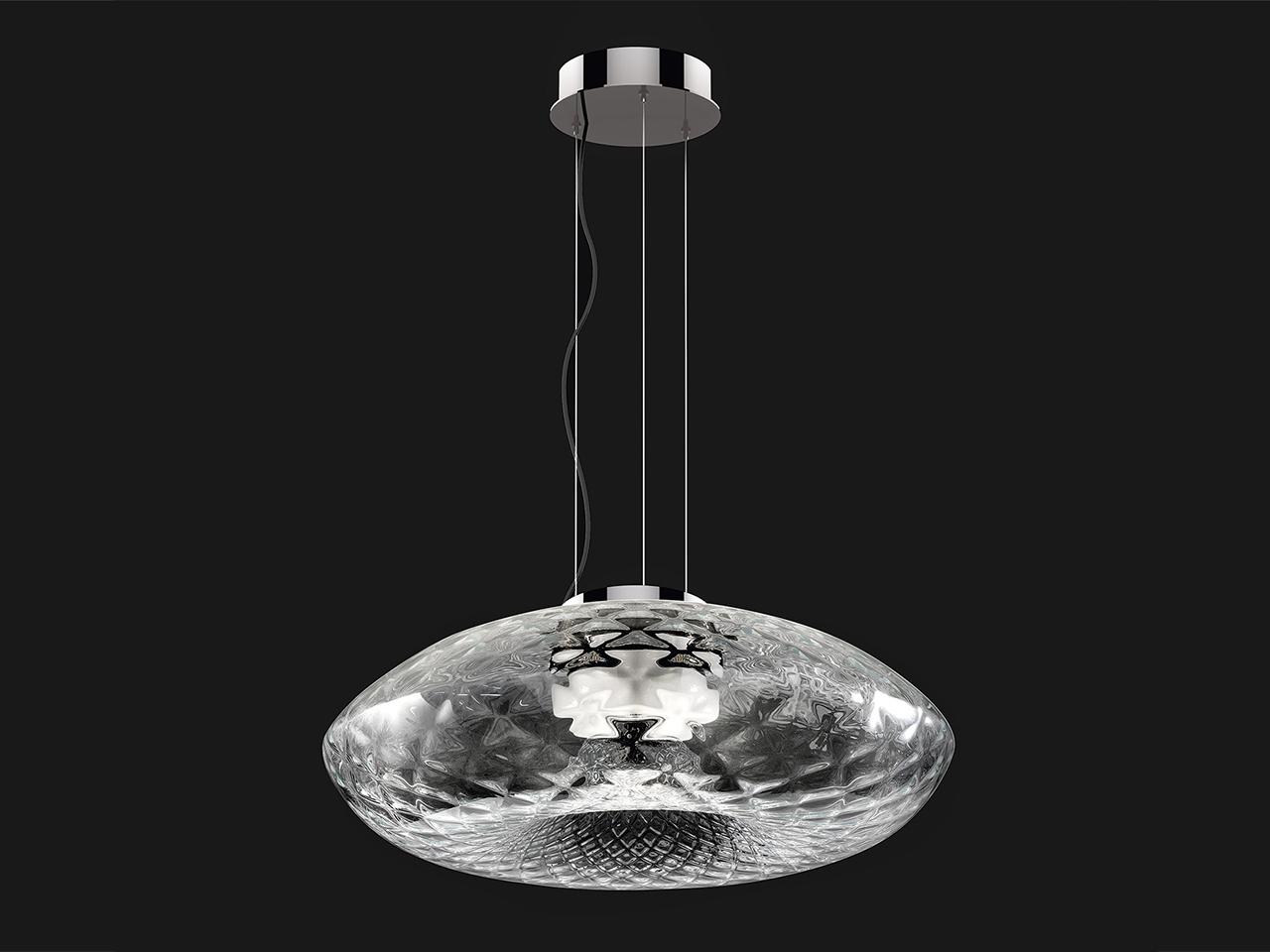 CICLA 203/50S LED blown glass pendant lamp