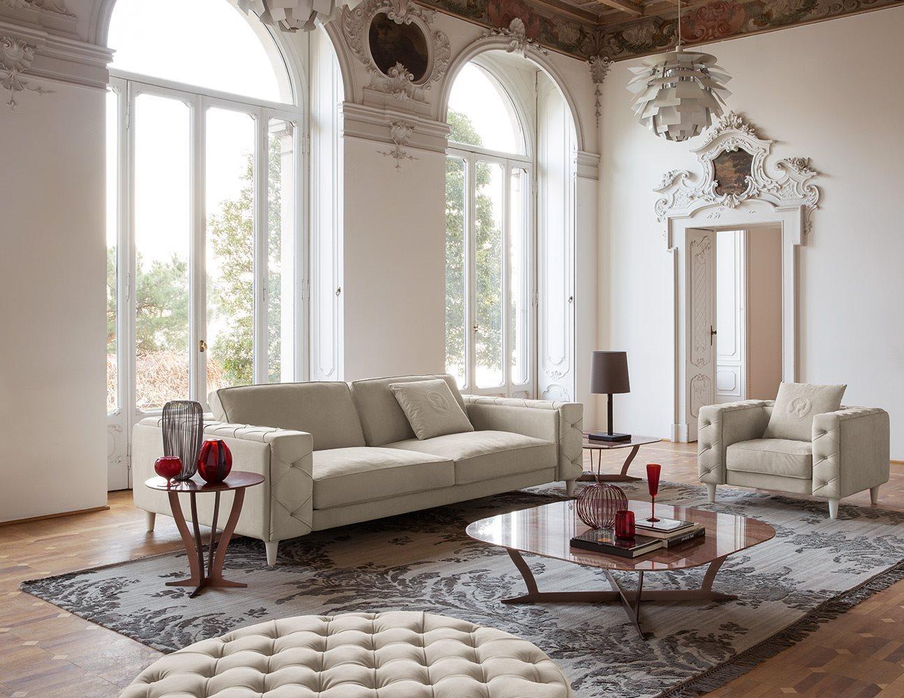 BELMONDO Sectional fabric sofa