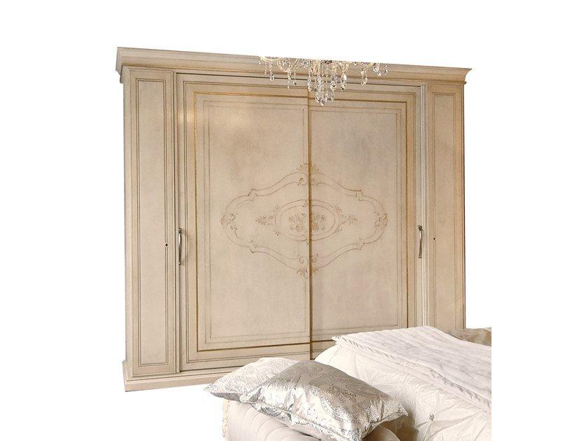 SATURNO Wooden wardrobe with sliding doors
