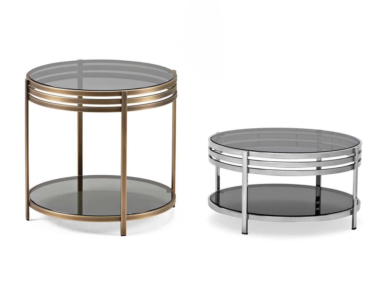 ULA Low glossy steel coffee table