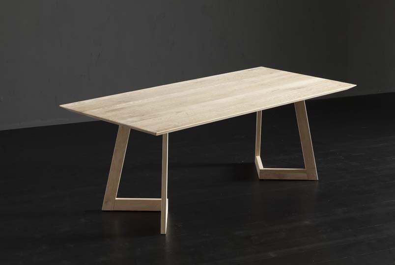 TOLEDO + SEVEN Rectangular wooden dining table