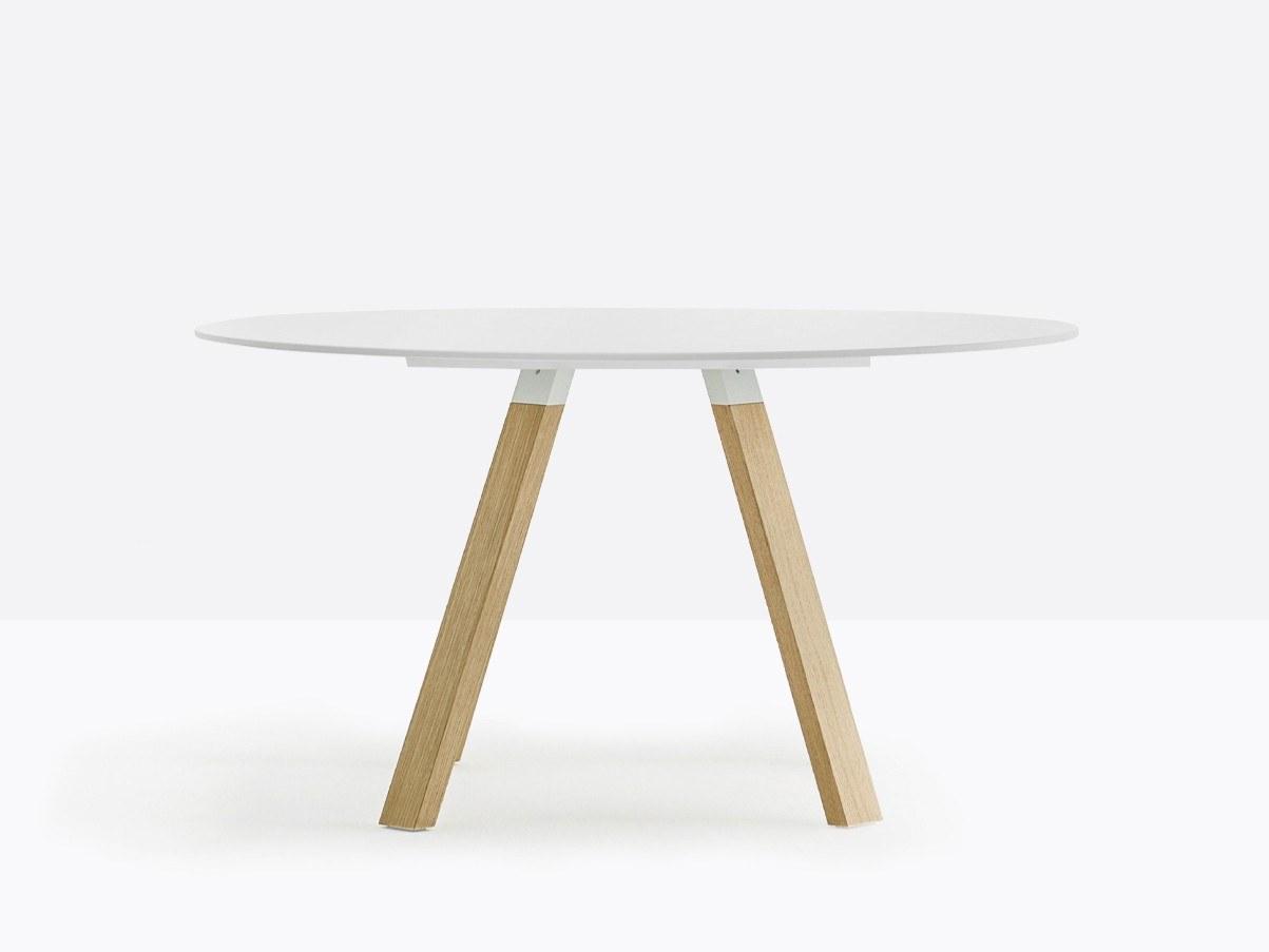 ARKI-TABLE ARKW5 WOOD Round wooden table