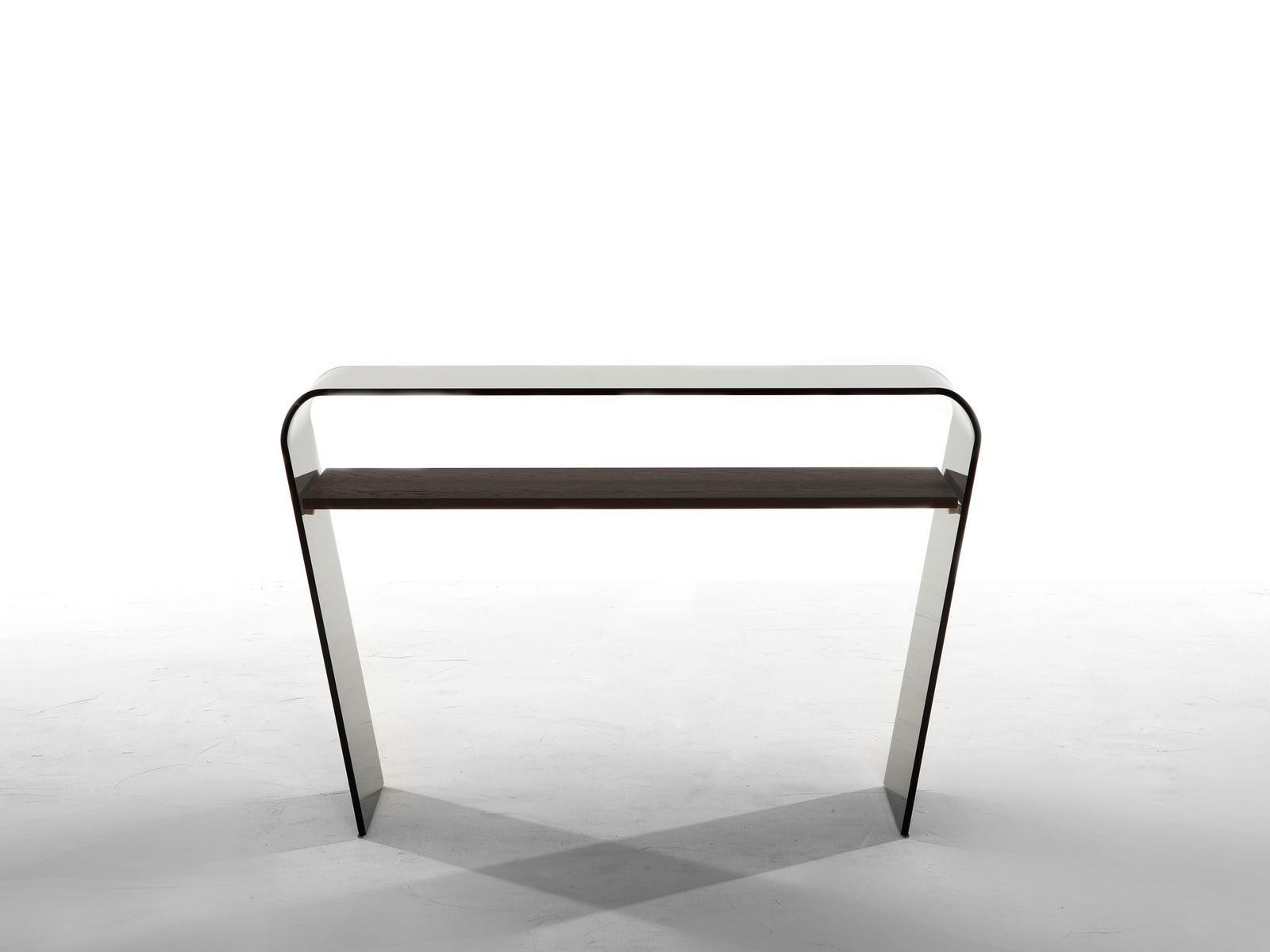 AMARANTO Rectangular glass coffee table