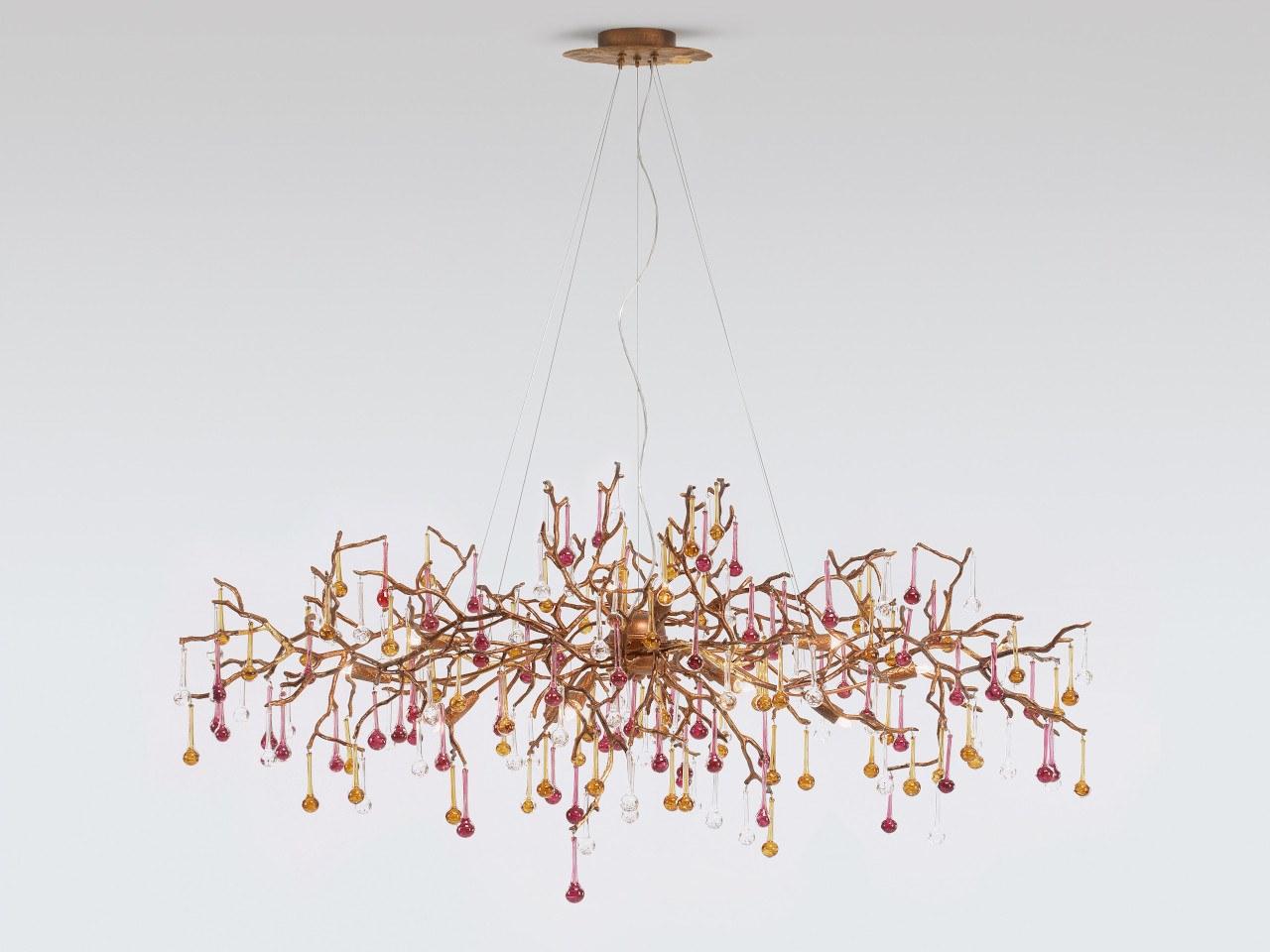 BIJOUT CT3263/12 Halogen bronze pendant lamp